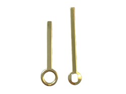 1-5/16 Brass Straight Clock Hands