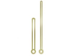 3-3/4 Brass Straight Clock Hands