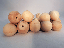 Wood Ball Knob 1-1/4 inch | Bear Woods Supply