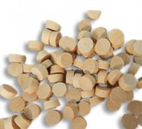 Birch Flat Head Wood Plugs (3/4 Diameter, 1/4 Thick)