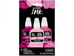 Alcohol Ink - Magenta, Blush, Rose (3 Pack)