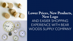 Bear Woods lower prices on clock inserts