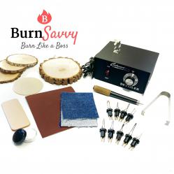 Burn Savvy wood burning kit for professionals