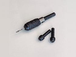 Adapter for Micro Drill Bits - use with Drill or Drill Press (With 3 Collets)