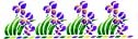 Iris Border - Sm. Stencil       (Closeout Sale)