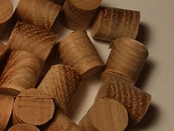 Flat head Hickory Wood Plugs | Bear Woods Supply