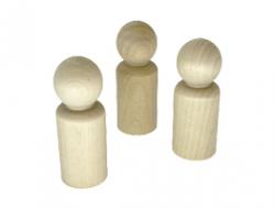 Wood Little Man 2-5/16 inch by 7/8 inch