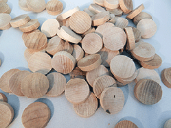 Flat head Maple Wood Plugs | Bear Woods Supply