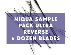 Niqua ULTRA Reverse Scroll Saw Blades Sample Pack - 6 Dozen Blades