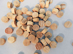 Flat head Pine Wood Plugs | Bear Woods Supply