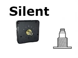 Continuous Sweep Mini Quartz Clock Movements (up to 1/4 dial face)
