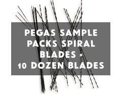 Pegas Spiral Blades Sample Pack