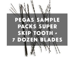 Pegas Super Skip Scroll Saw Blades Sample Pack