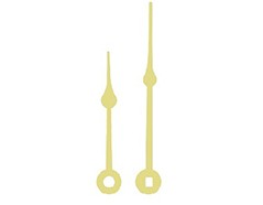 Clock Hands 2-7/8  for sale Brass Spade (For up to 8 Dial diameter)