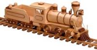Old 99 Locomotive and Tender Woodworking Pattern | Bear Woods Supply