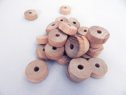 Flat Wooden Slab Wheels | Bear Woods Supply