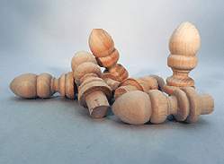 Wooden Finials  29/32 inch | Bear Woods Supply