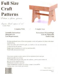 SQUARE STOOL PLAN                     (Closeout Sale)