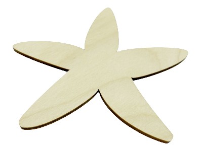 starfish wood cutout