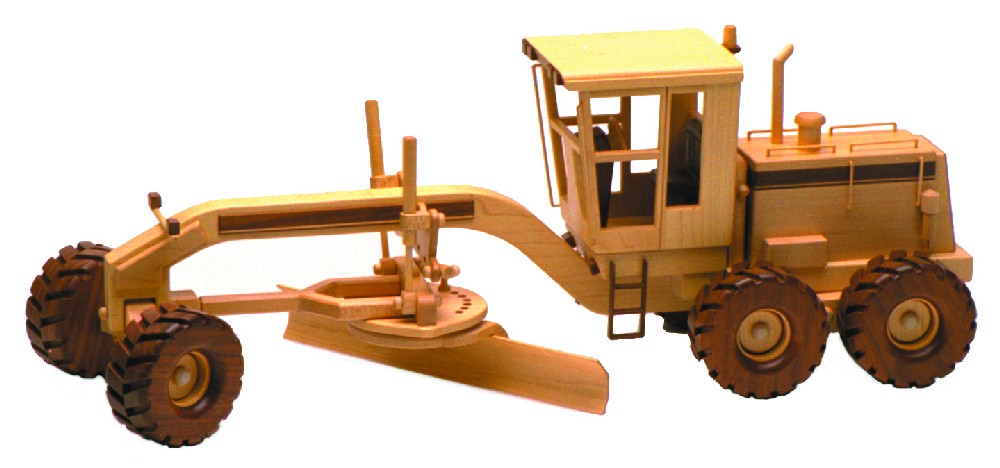 Road Grader Woodworking Plan from Toys and Joys