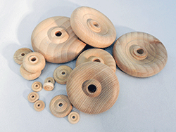 Contoured Wood Wheels | Bear Woods Supply