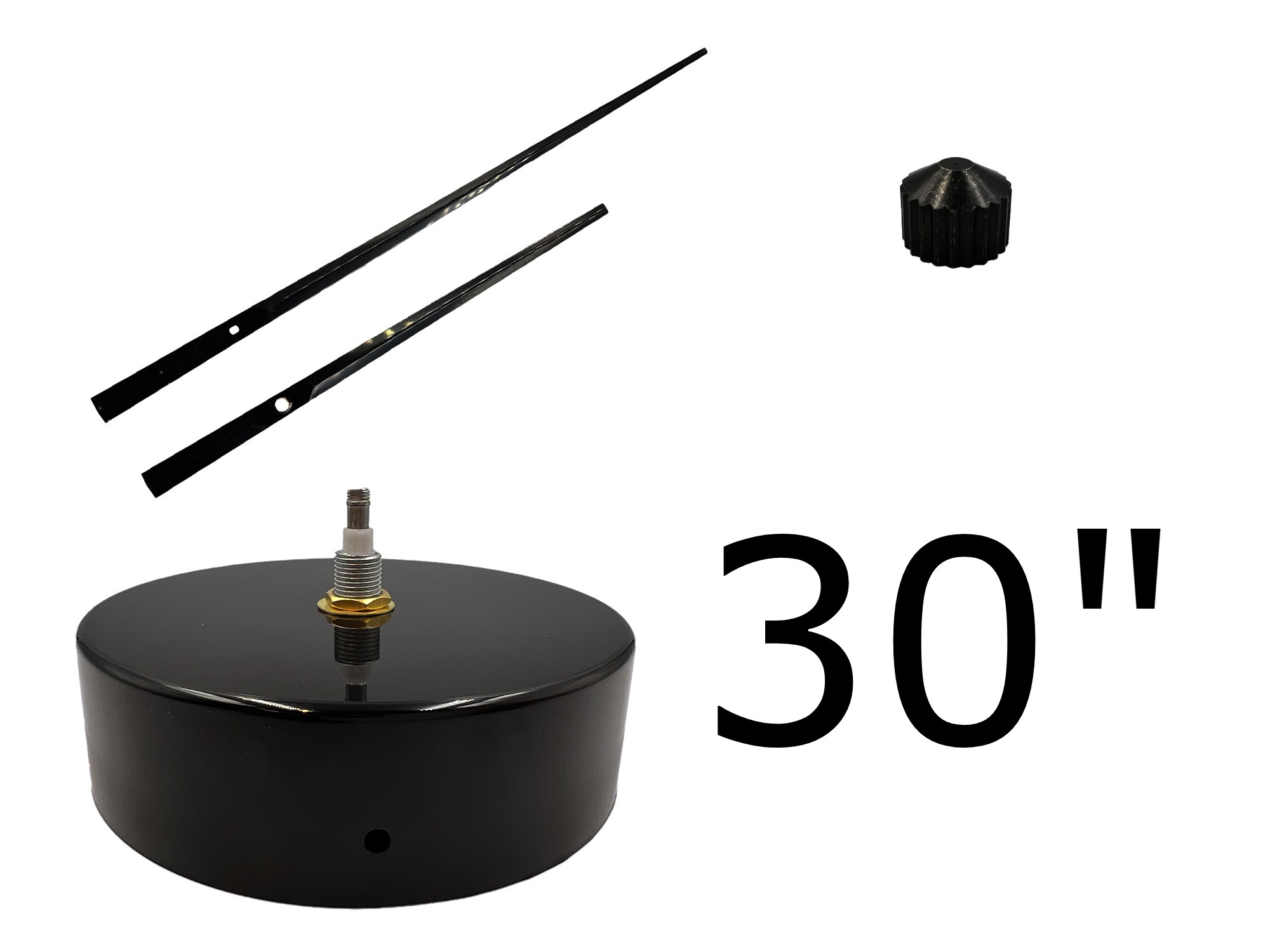 30" Wall Clock Kit with Clock Motor, Clock Hands, Numbers and Mounting Hardware