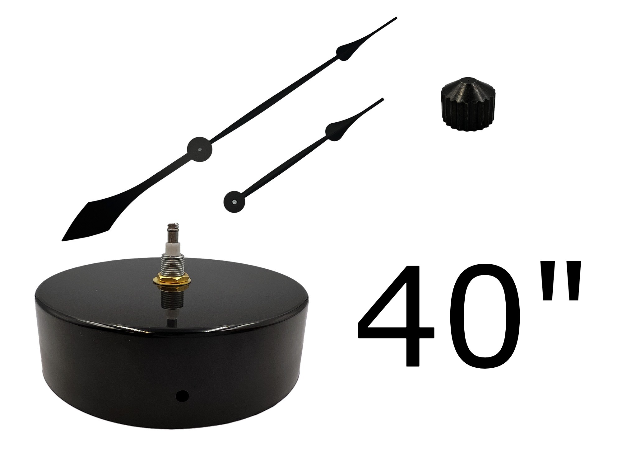 40" Wall Clock Kit with Essentialswith Clock Motor, Clock Hands, Numbers and Mounting Hardware