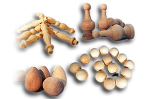 Woodcraft parts and wood shapes