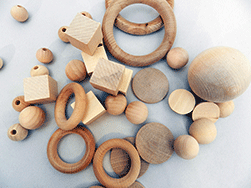 Wooden craft discs