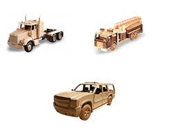 trucks and semi tractors woodworking patterns | Bear Woods Supply