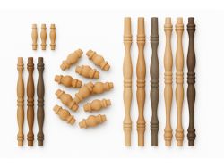 Hardwood Spindles Furniture Long