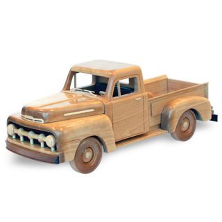 wooden pickup truck toy